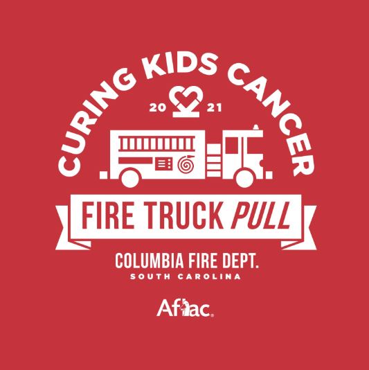 TODAY kicks off a fun annual fundraiser to benefit our friends at <a href="/curingcancer/">Curing Kids Cancer</a>  !
Due to the pandemic this year's #FiretruckPull is once again being held virtually. To support the <a href="/ColaFire/">Columbia-Richland Fire Department</a> team click here: bit.ly/3yeeVL6