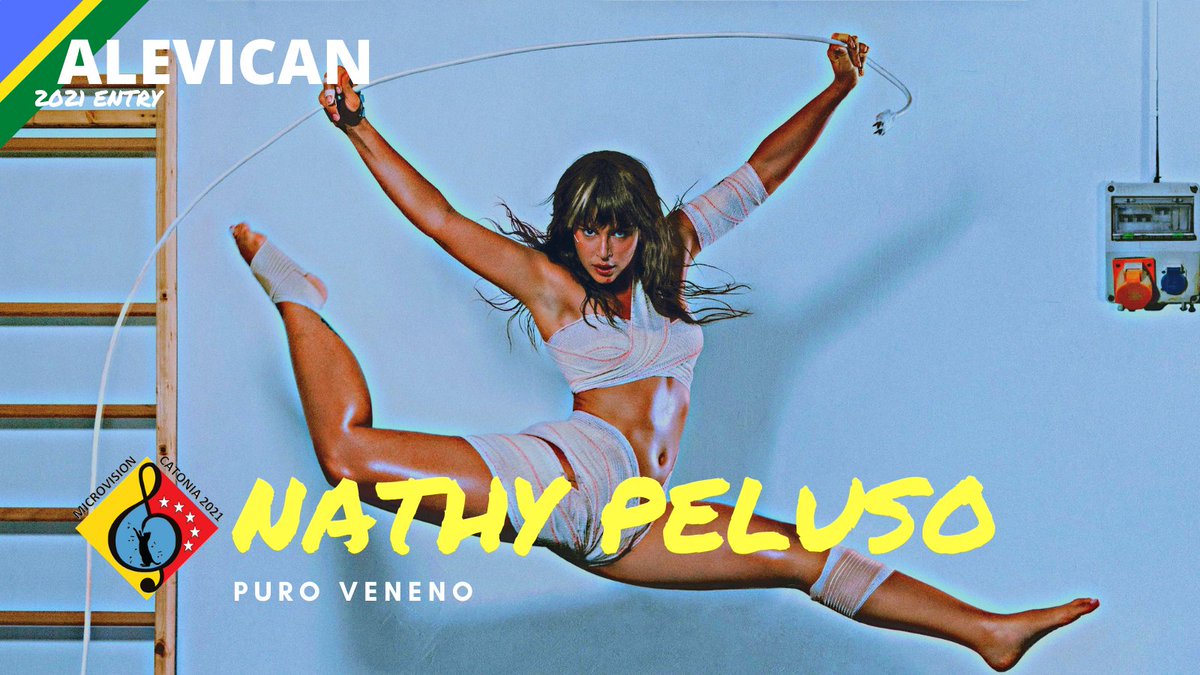 🎶La TVA presenta Puro Veneno de Nathy Peluso. Serà l'encarregada de representar a Alevican a #Microvision2021 a Catonia (<a href="/eccatonia/">Gobierno de Catonia</a>).