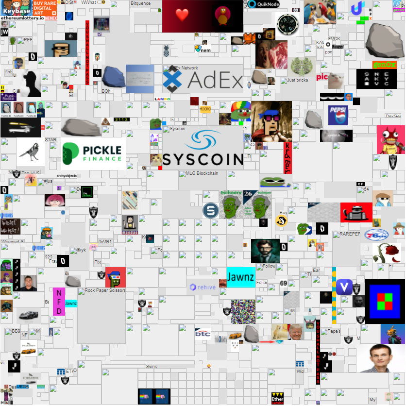 0xSisyphus's tweet photo. Thousand Ether Homepage - basically just a mishmash you can pay to own space of - very good rock representation. Bullish?

https://t.co/2HXG8R6aJI https://t.co/7VQv2fisU4