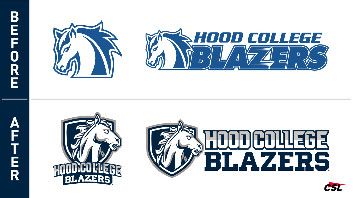 College Gallops onto the Sports Scene with New Blazers Logo