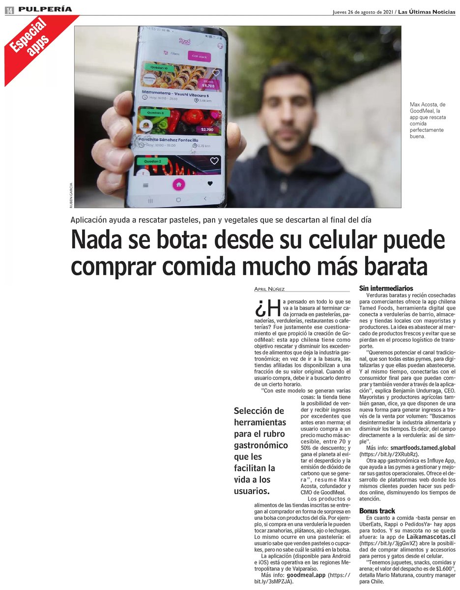 Corfo's tweet photo. Las aplicaciones de celular han desarrollado varias soluciones a problemas cotidianos, generando innovaciones que contribuyen a mejorar la calidad de vida y aportan en la lucha contra el cambio climático. Muchas han sido apoyadas por #Corfo 👉 https://t.co/V90WdfBqnG https://t.co/cjeunAHAWx