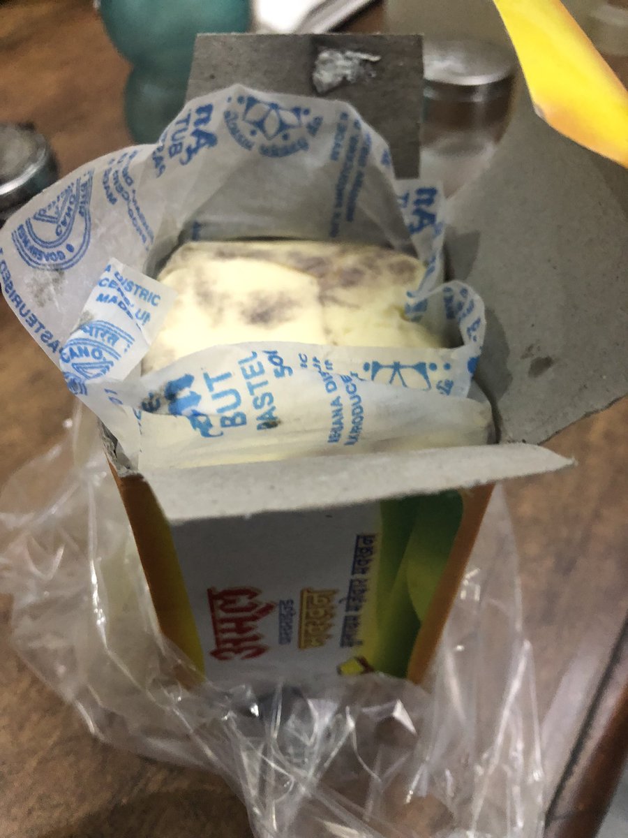 puneetgupt's tweet photo. @Amul_Coop butter bought today from @RelianceFreshIN outlet sector 28 faridabad. @fssaiindia https://t.co/3E7KFhMgaO