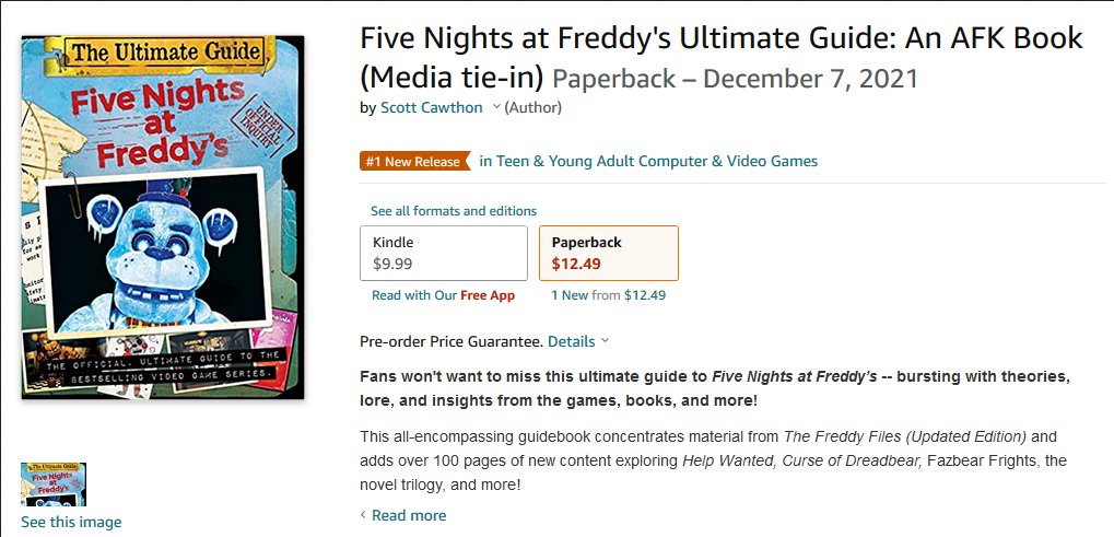 Five Nights at Freddy's Ultimate Guide: An AFK Book See more