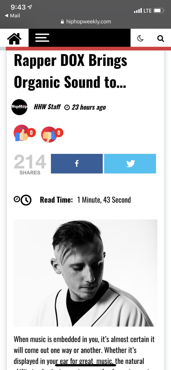 CuzDox's tweet image. Hip hop weekly decided to write a piece of me go check it out 

hiphopweekly.com/rapper-dox-bri…