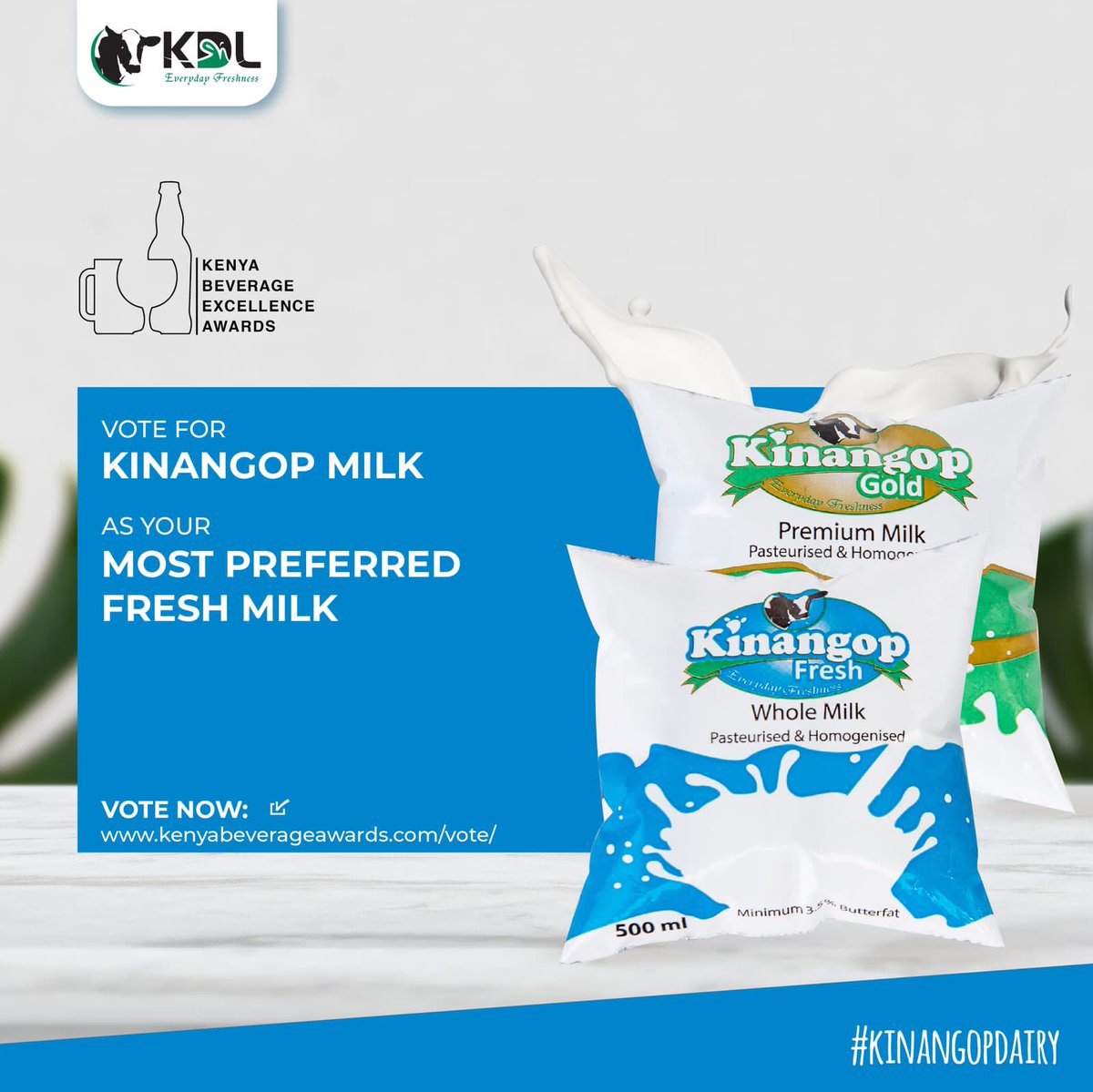 BeverageAwardKE's tweet photo. Ni masaa ya chai pitia kwa duka uchukue maziwa kutoka  @Kinangop_Dairy vote for them here!
👇
https://t.co/0QKDRDAMzY

#KenyaBeverageAwards
#VotiaDrinkYako https://t.co/j3KCw3SOBI