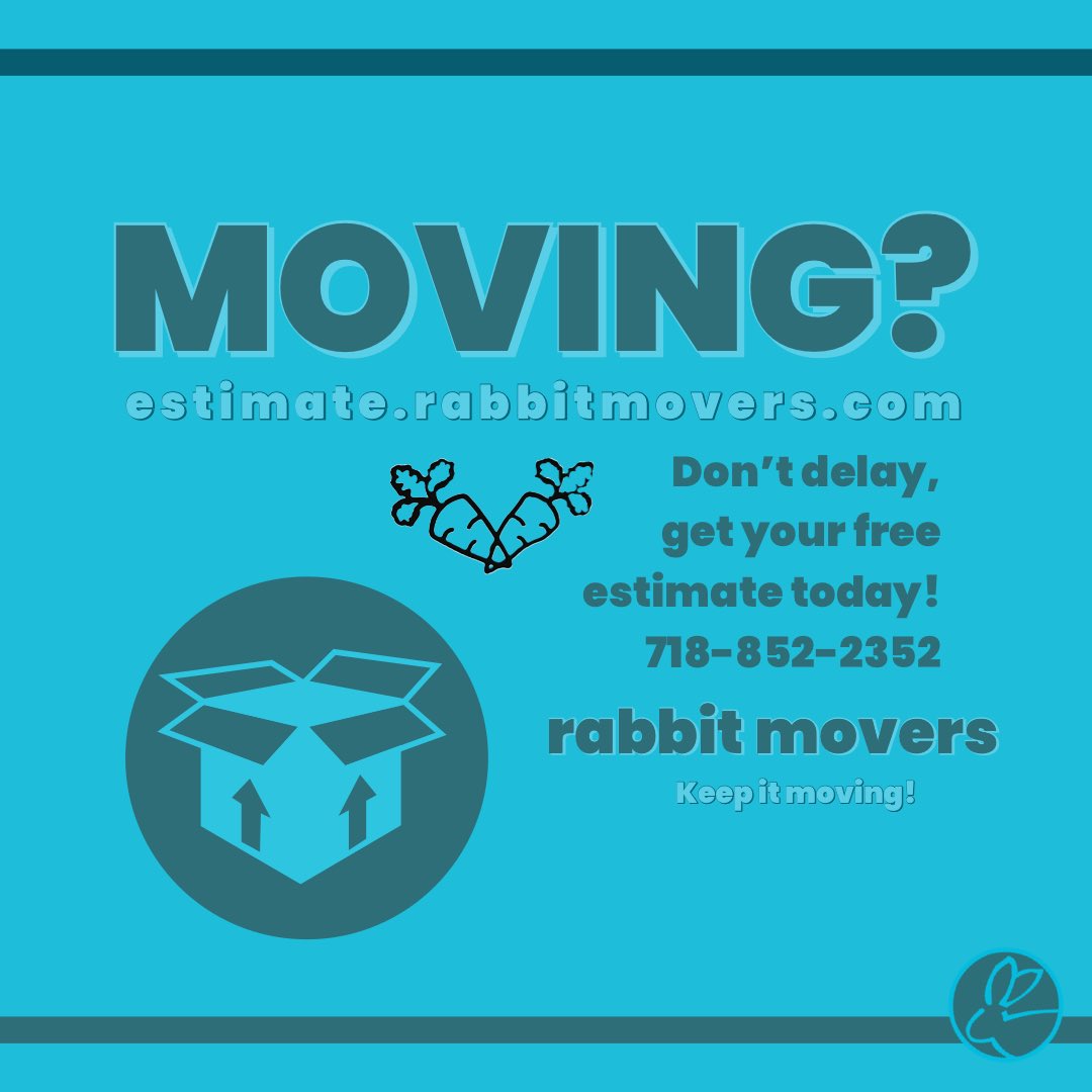 RabbitMovers's tweet image. Happy #NationalDogDay ! We have a 🐶 friendly office and wanted to share a few tips for moving with pets!

#movingwithpets #movingwithdogs #rabbitmovers #bookabunny #brooklynbunny #movingtips #movinginnyc #brooklynmoving #movingandstorage #nycmovers