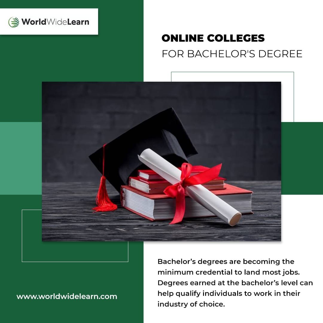 As bachelor degree is mandatory credential for a job the Online Colleges for Bachelor`s Degree by World Wide Learn is really helpful regarding this.
.
For more visit - worldwidelearn.com

#career 
#Worldwidelearn
#digitaleducation
#elearning
#healthcare