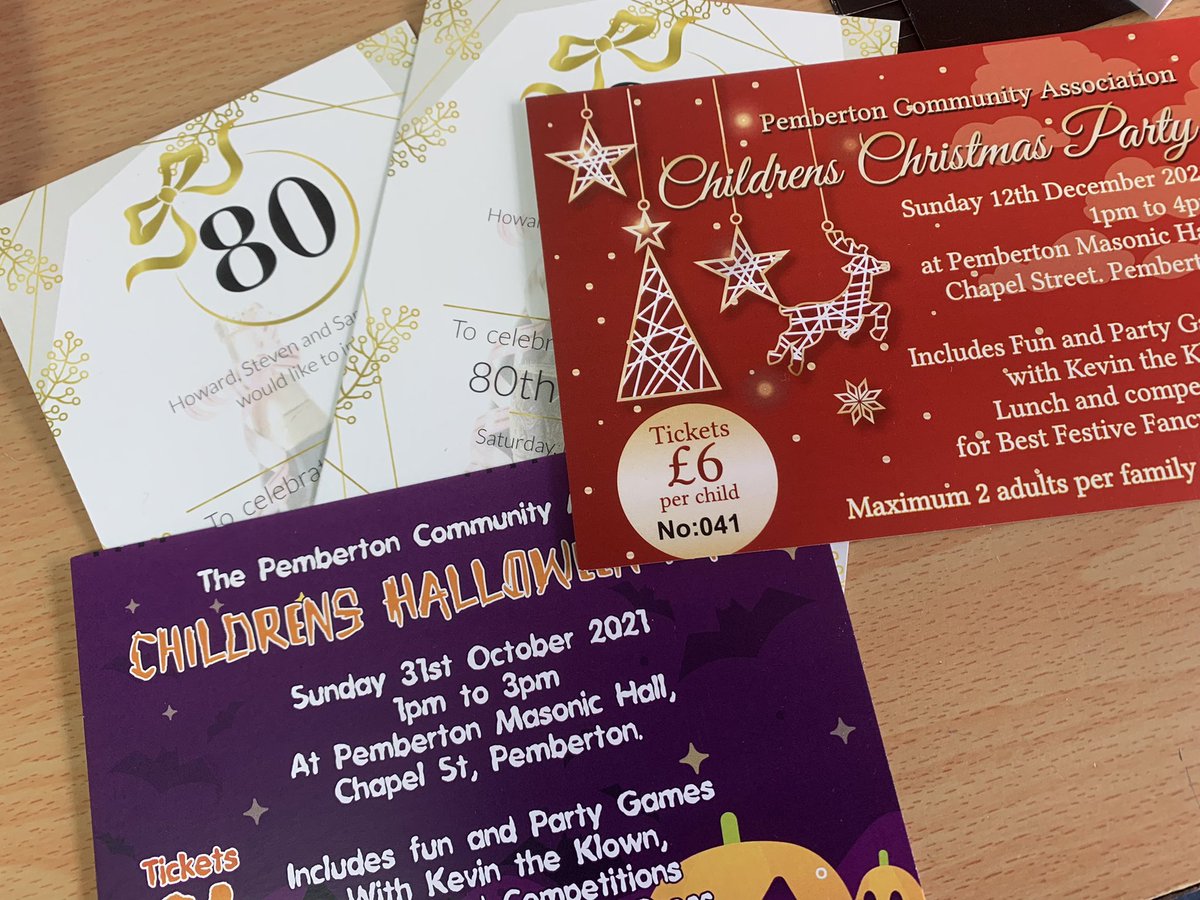 CreatePrint_'s tweet photo. Party season is back!! Tickets &amp; invites created to promote a party or event #ticketprinting #invitations https://t.co/FuWdjPcYFi