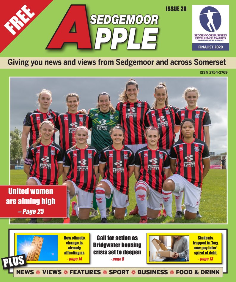 SomersetAppleSW's tweet photo. The rumours are true. Next issue out on 1st September. #Sedgemoor #Bridgwater #NorthPetherton #Cannington #Highbridge #Burnhamonsea #Goathurst #Chedzoy #Axbridge #Brean #Cheddar #Somerset #Pawlett #Puriton #Wembdon #Durleigh https://t.co/cMJvAhhHMj