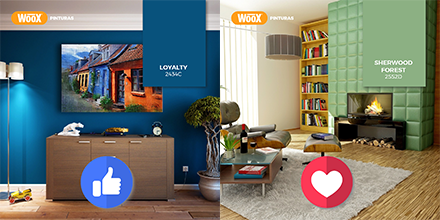 ¿Cuál de estas tendencias de Colorlux 2021 es tu favorita? 
A nosotros nos encantan todas. 🧡🥰
#WooxPinturas 💡#ideas #color #ColorLux