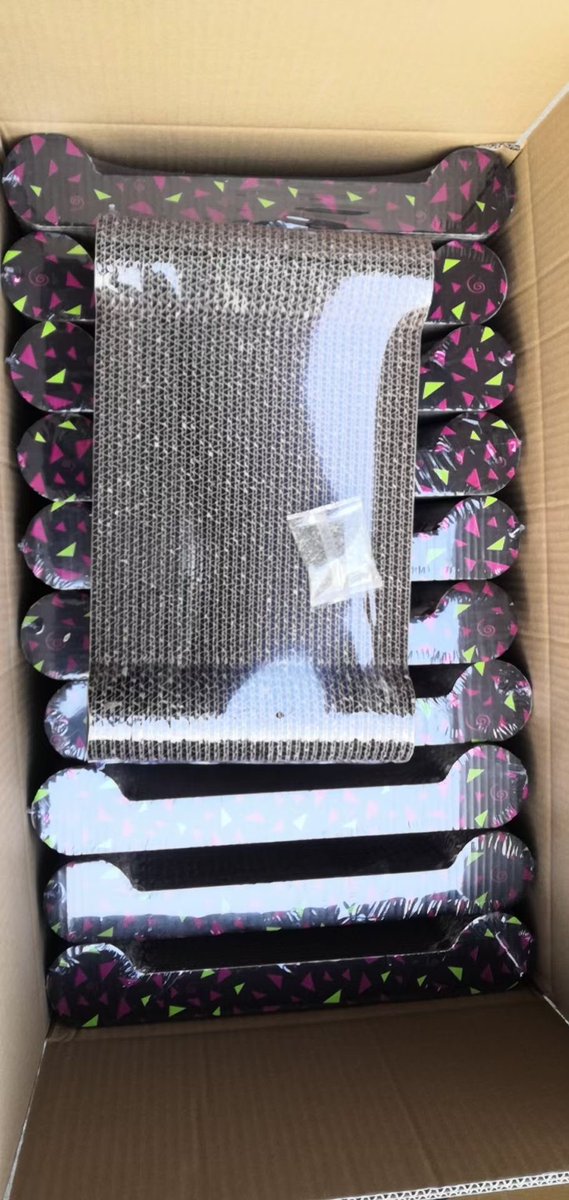 Meowfeel1's tweet photo. Top Level Quality OEM cat scratch board customized by our factory. 

#catscratcher #petsupplies #cattoy #catscratchboard #catsupplies #kittytoy #kittyscratch #catcare #petkit #kittentoy #kittenkit # kittensupplies #kittencare 
#kittycare #kittytoy #kittykit #kittysupplies https://t.co/3CNnIXRbla