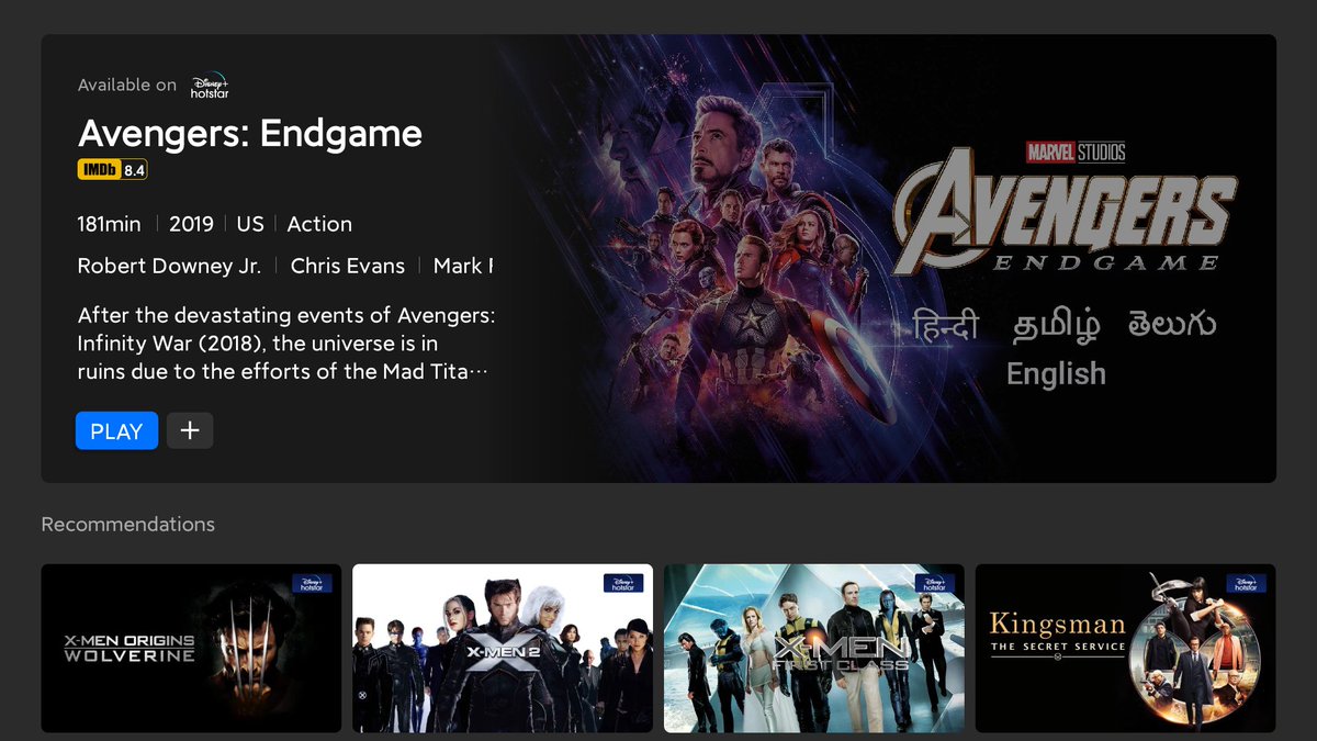 Nisar_1987's tweet photo. #PatchWall4 with IMDb π
Indiaβs first Smart TV to be integrated with ratings from IMDb for movies & TV Shows helps you decide what to watch in an instant.
First of its kind integration with @IMDb to showcase ratings on home-screen without even entering the content app.
T-7 https://t.co/RE6LWzgzFM