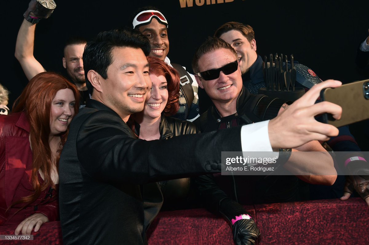 CosplayHawkeye's tweet photo. @SimuLiu It was great to meet you!! Thank you for taking this selfie for us!! The movie is amazing!! Can’t wait to see it again! https://t.co/sYjlf0JzLH