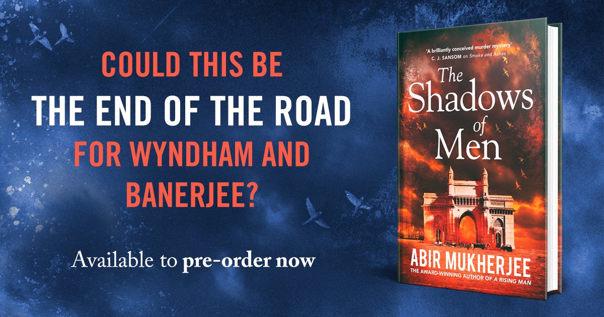 DeadGoodBooks's tweet photo. We've got five proof copies of @radiomukhers' brilliant new Wyndham and Banerjee mystery novel to give away! 📚

RT to be in with a chance of winning #TheShadowsOfMen.

UK only. Competition closes Friday 3 September. https://t.co/DtH56hCvqa