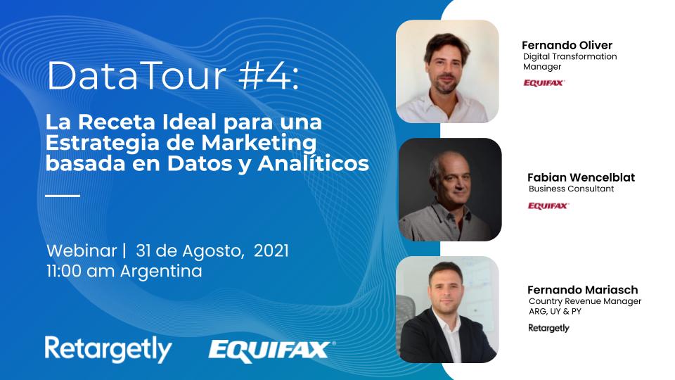 Retargetly (@retargetly) on Twitter photo 📆Martes 31 de Agosto | <a href="/Equifax/">Equifax Inc.</a> #Argentina en la 4ta edición del #RetargetlyDataTour.
Acompañanos para aprender cómo usar #data determinística para alcanzar a nuestro usuario ideal y medir de manera efectiva resultados 🚀
#Webinar Inscribite sin cargo: bit.ly/3yjnsN0 📆Martes 31 de Agosto | <a href="/Equifax/">Equifax Inc.</a> #Argentina en la 4ta edición del #RetargetlyDataTour.
Acompañanos para aprender cómo usar #data determinística para alcanzar a nuestro usuario ideal y medir de manera efectiva resultados 🚀
#Webinar Inscribite sin cargo: bit.ly/3yjnsN0