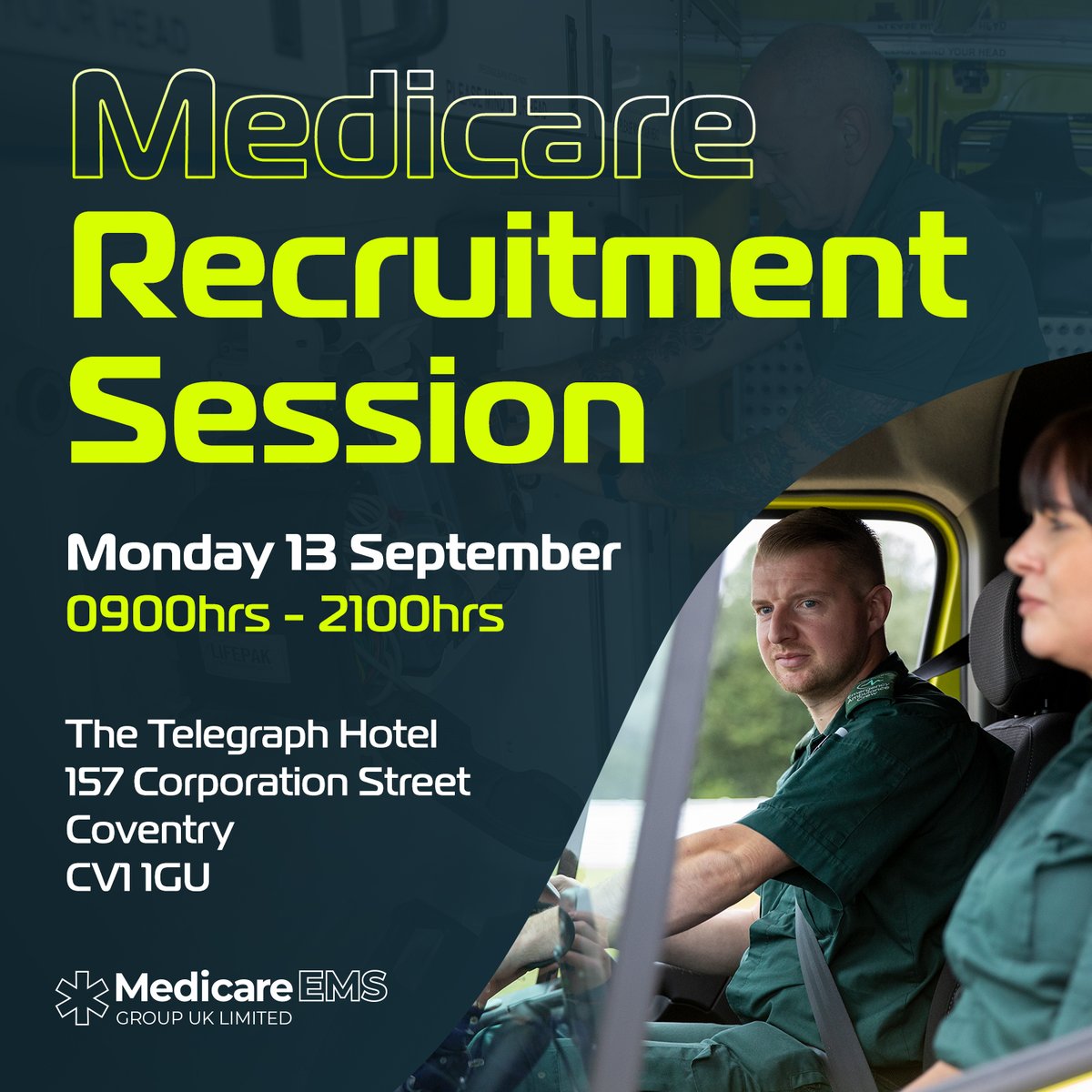 _RdDesign's tweet image. We&apos;ve had a great time shooting new content with @MediCareEMS  for their recruitment campaign. Lots of exciting new digital media on the way! 🚑