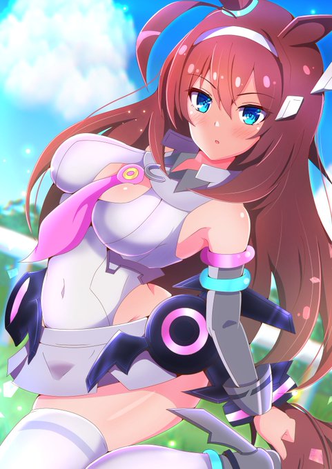 #ハーフアニバーサリーだからお気に入りのウマ娘イラストを見てくれ 