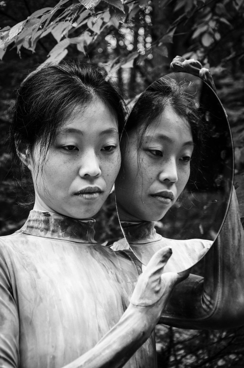 Portrait of film maker and ID artist Young Lee during our shared MacDowell residency this July