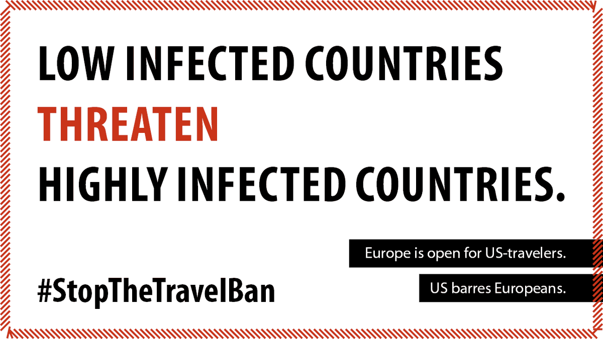 heyXavie's tweet photo. @CDCgov and the @WHCOVIDResponse  seem to think that the US is threatened by travelers from lower infected countries. At least it is how @POTUS and @PressSec explain the #travelban

#StopTheTravelBan #liftthetravelban #VisaHoldersAreNotTourists #LoveIsNotTourism https://t.co/QcEhzYcSFQ