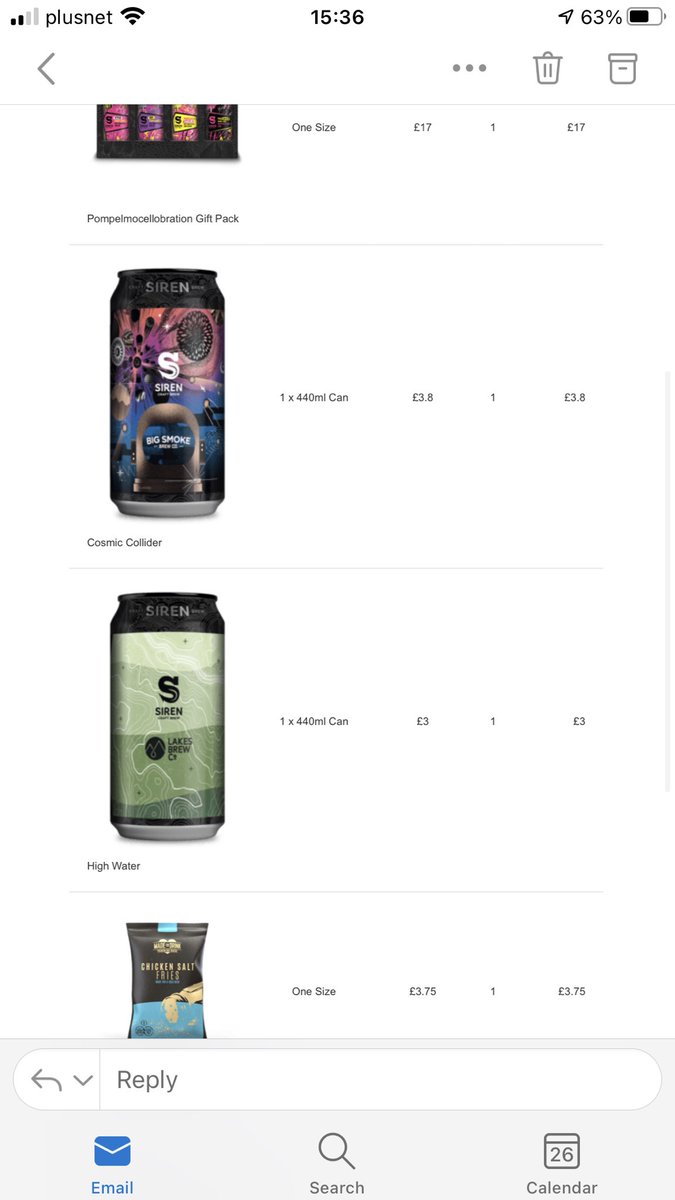aidanwhiting's tweet photo. @SirenCraftBrew Thanks for the speedy delivery, but there has been a mistake! 😟
I ordered a Cosmic Collider, not an Origin Story (as delicious as it is!). https://t.co/q23FqKE3u8