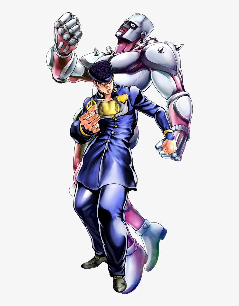 Josuke's final pose, JoJo's Bizarre Adventure