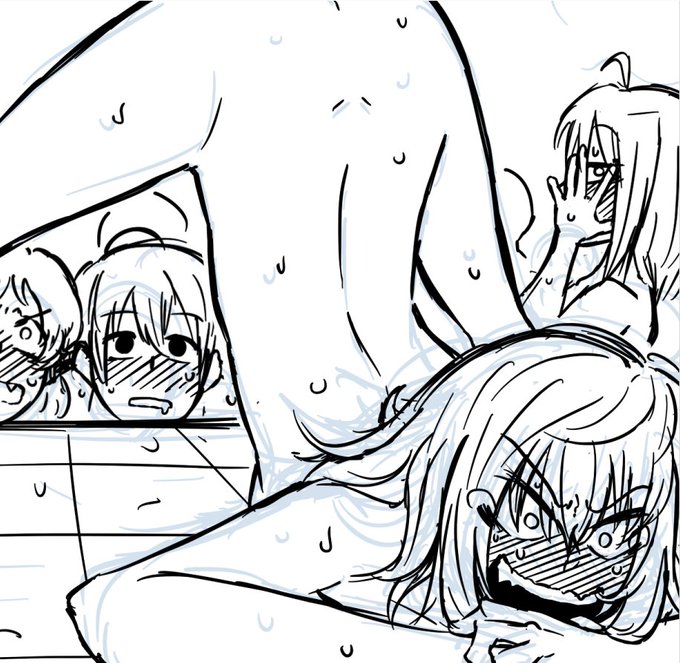 @nanahatisakura 紆余曲折を経て後ろから(モブに)まじまじと観察される逸見の差分になりましたw
天罰ですね! 