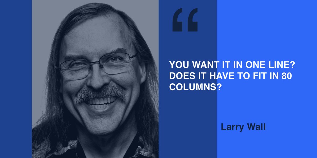 DuecodeIo's tweet image. #coding #linesofcode #larrywall #duecode