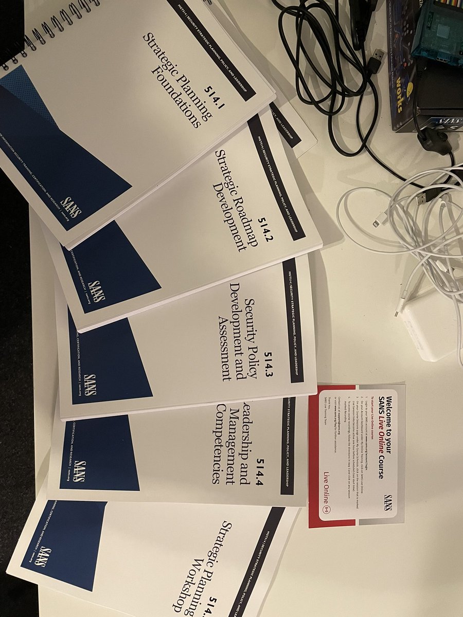 TitanHansen's tweet image. It starts again 🤘🏻 #sans #mgt514 first time taking a mgt class!!! #ITSecurityManagement looking forward to this 🔥