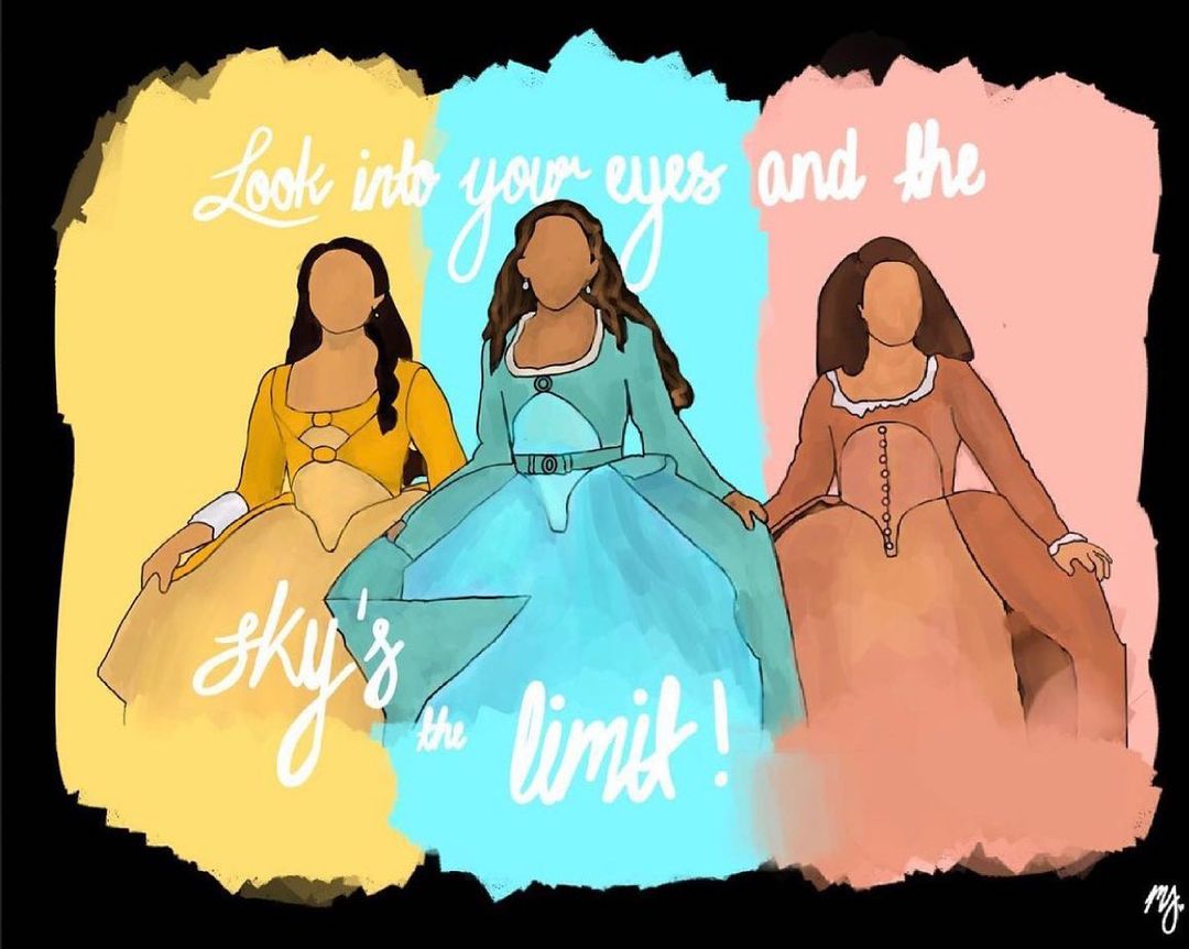 'Look into your eyes and the sky's the limit' 💛💙🧡 

#HamArt by #MichelleJones
