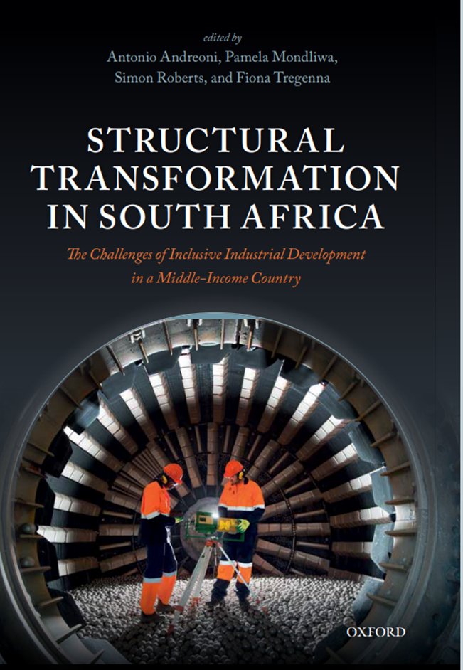 Pamela Mondliwa (@nqojela) on Twitter photo Excited to share that our book is now published!
Electronic copies are available open access with @OUPEconomics, hardback copies available for sale at most bookstores. <a href="/AntoAndreoni/">Antonio Andreoni</a> Simon Roberts <a href="/CCRED_UJ/">CCRED</a> & Fiona Tregenna <a href="/SARChI_ID/">SARChI Industrial Development</a> Excited to share that our book is now published!
Electronic copies are available open access with @OUPEconomics, hardback copies available for sale at most bookstores. <a href="/AntoAndreoni/">Antonio Andreoni</a> Simon Roberts <a href="/CCRED_UJ/">CCRED</a> & Fiona Tregenna <a href="/SARChI_ID/">SARChI Industrial Development</a>