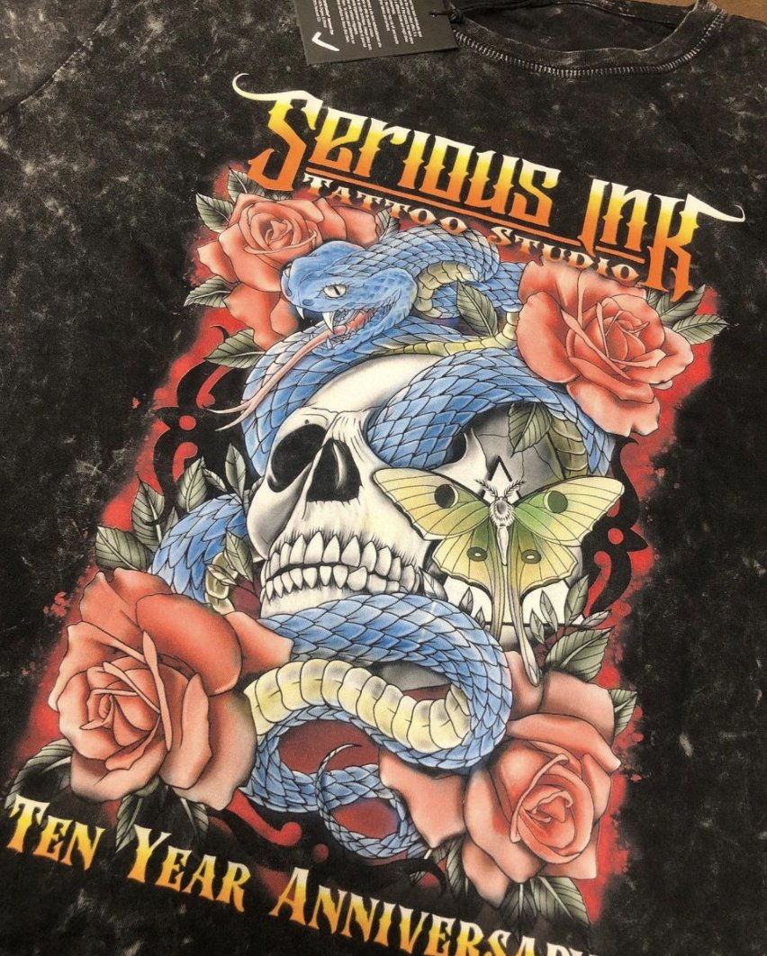 Custom printed tees. Order yours at:
carillionprint.co.uk
#tshirts #print #embroidery #DTG #garments #merch #stickers #bristol #London #tattoo