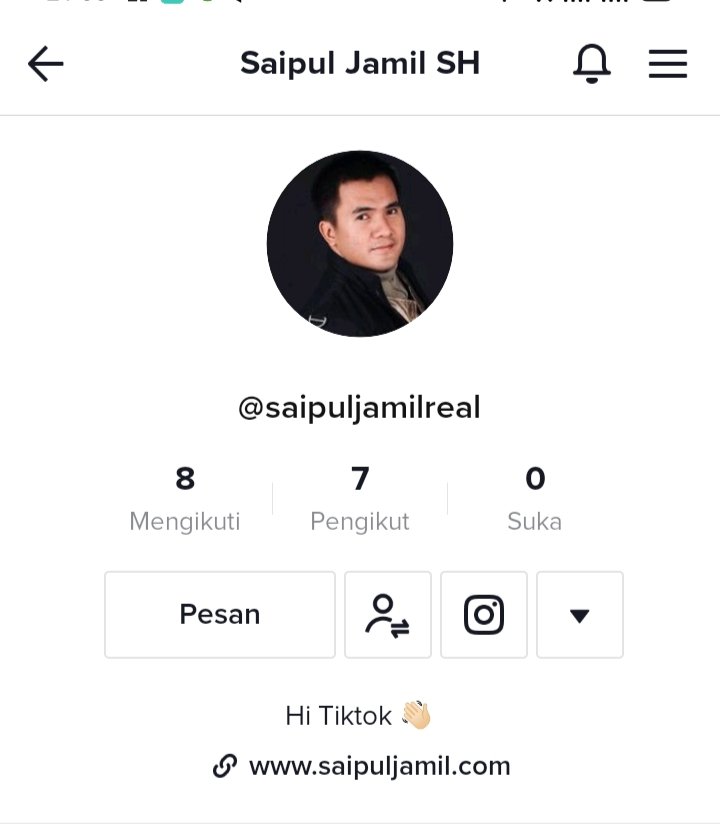 Follow ya tiktok abang ipul
Link nya di bawah ini

vt.tiktok.com/ZSJvTFc8X/

#TikTokviral 
#viral 
#saipuljamil 
#bangipul 
#loveupull 
#BangkitBersama