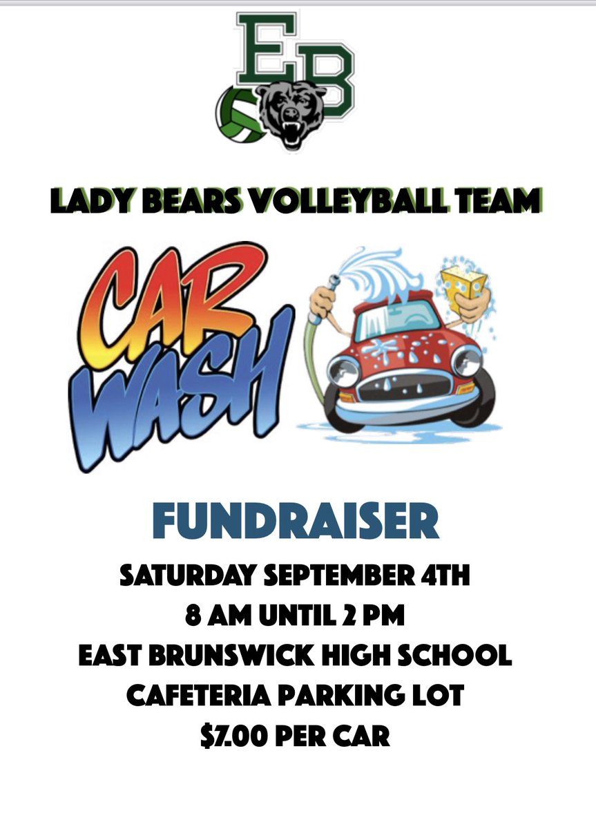 Car Wash  Raindate #fundraisersupport