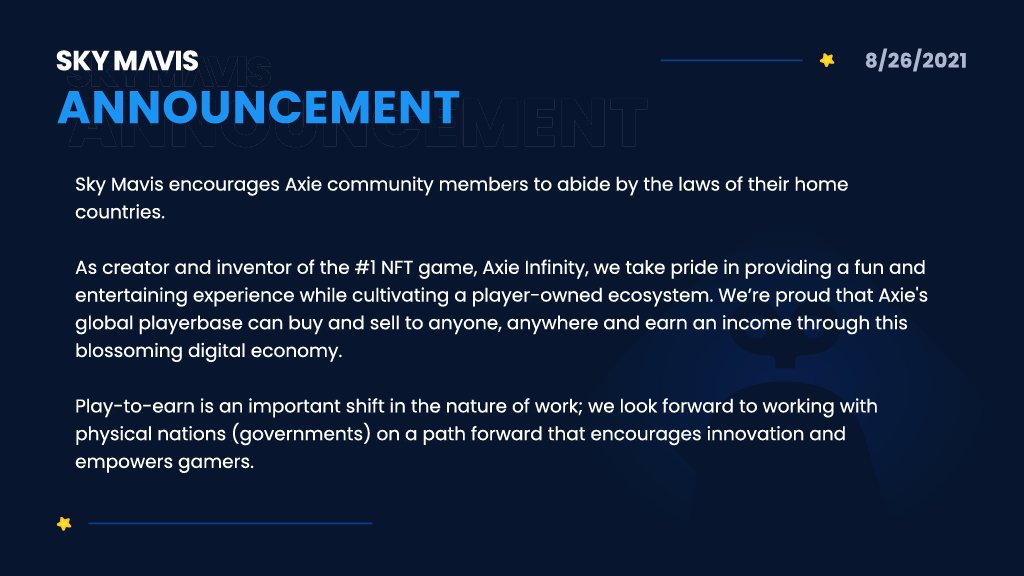 Axie Infinity tweet media