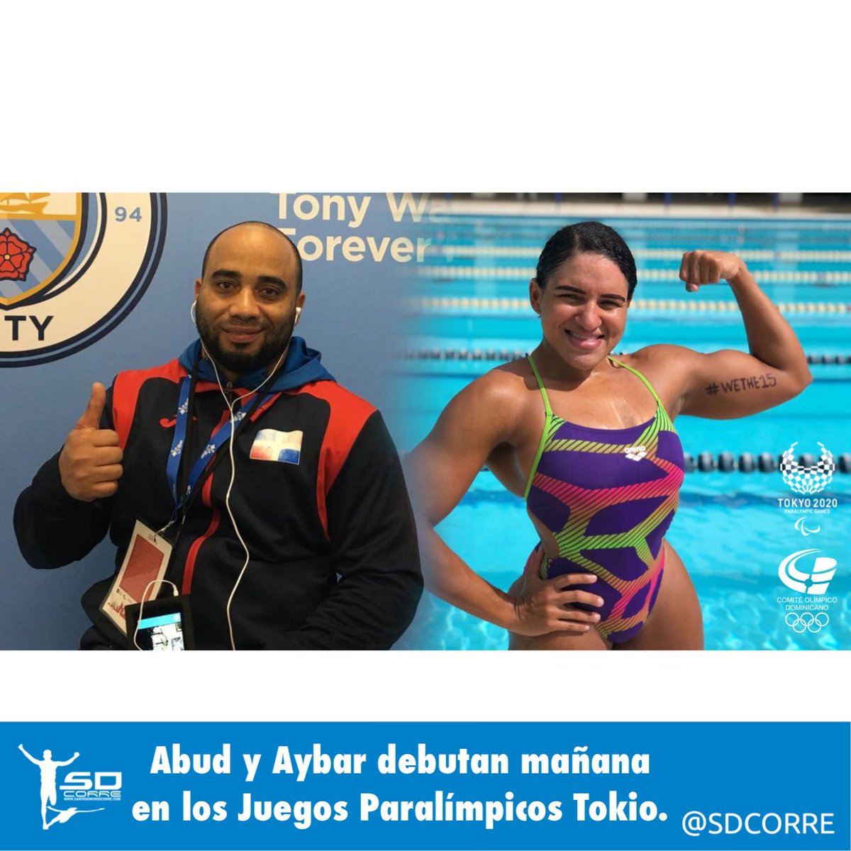 Abud y Aybar debutan mañana en los Juegos Paralímpicos Tokio.
Amplía aquí: santodomingocorre.com/2-contenido/35…
#SDCorre #Paralimpicos2021 #Tokyo2020