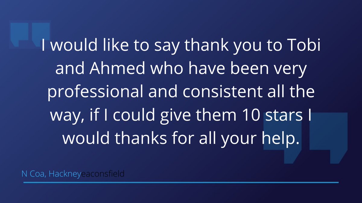 Another lovely review from a satisfied client! Well done guys 👏

#happyclient #propertyadvice #homesandproperty #movinghome  <a href="/winkworthuk/">Winkworth</a> #hackney #eastlondon