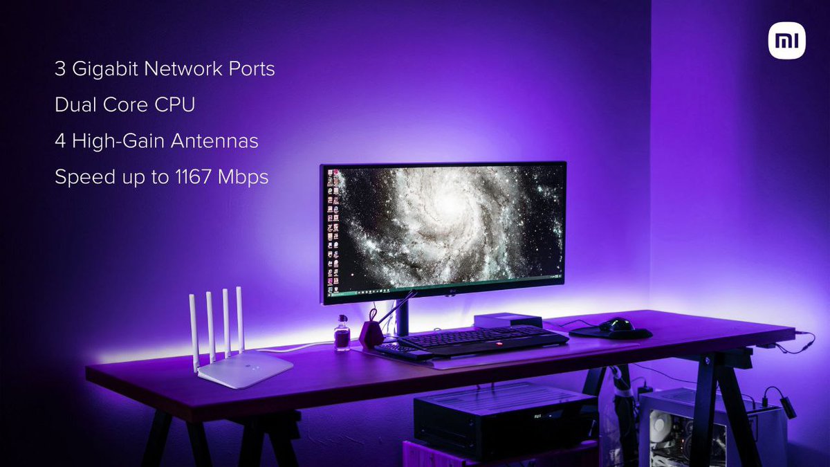 prathamesh_tech's tweet image. Mi Router 4a Gigabit Edition has Launched in India

10x Faster Speed
Gigabit Network Ports
4 High-performance antenna
Smart Security &amp;amp; Safety
Supports 2.4Ghz and 5Ghz

Price:
₹2,199

#MiRouterGigabitEdition #Xiaomi