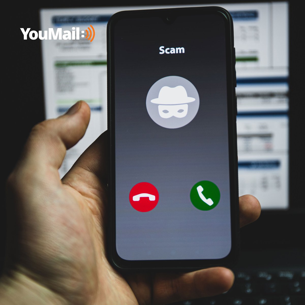 youmail's tweet image. Learn how to protect yourself from robocall scams for good. 🚫🤖 youmail.com/home/scams 
#StopRobocalls #BlockSpam