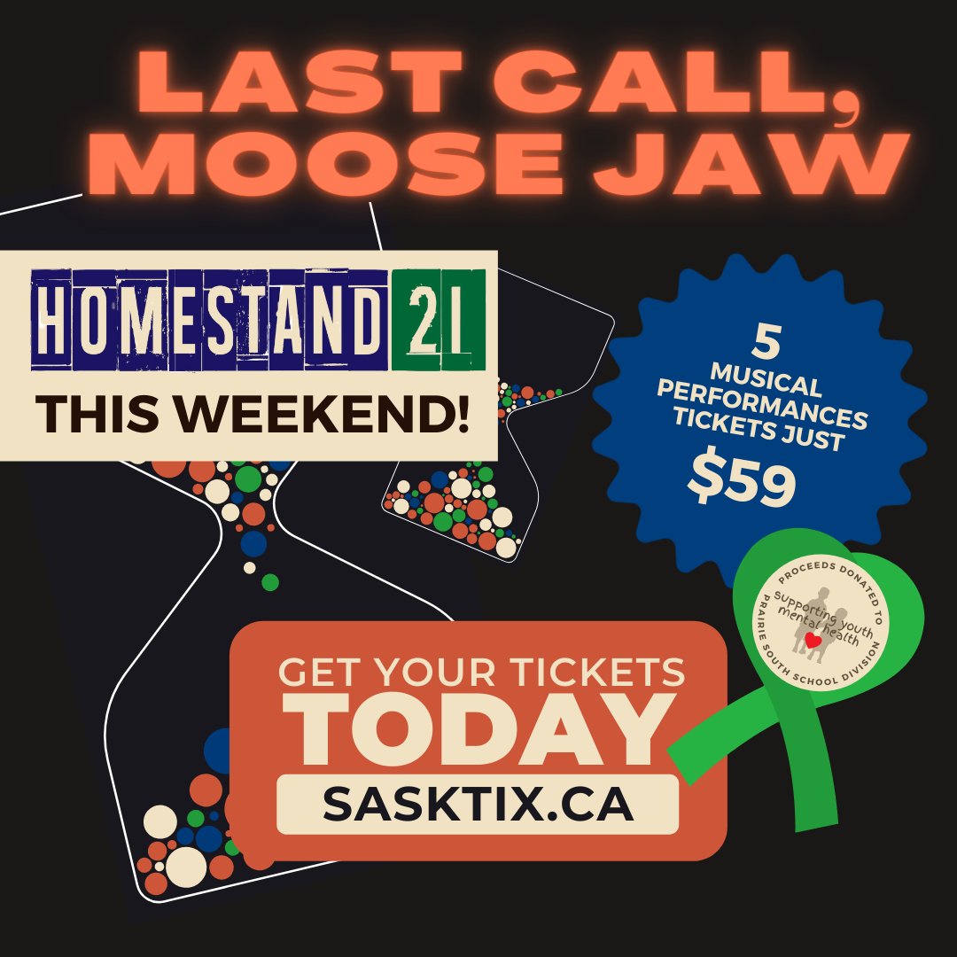 RiverStPromos's tweet image. 💥LAST CALL💥

Homestand21 is THIS WEEKEND – Saturday, Aug 28!

If you haven’t gotten your tickets yet for Moose Jaw’s Concert for a Cause, TODAY IS THE DAY!

Tickets are only $59, your money goes a long way in supporting our youth!

Get your tickets NOW: bit.ly/3DiVjsV