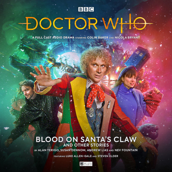 TheGingerDrWho's tweet photo. Todayโs @bigfinish listening.
A festive combo by some interesting writers, including @Nevfountain ๐๐ in #BloodOnSantasClaw
Then @cavanscott โs #DevilInTheMist a tale of a prison ship for a warlord who can become mist crash landing on a planet of mists! https://t.co/4wJ1hj0HkD