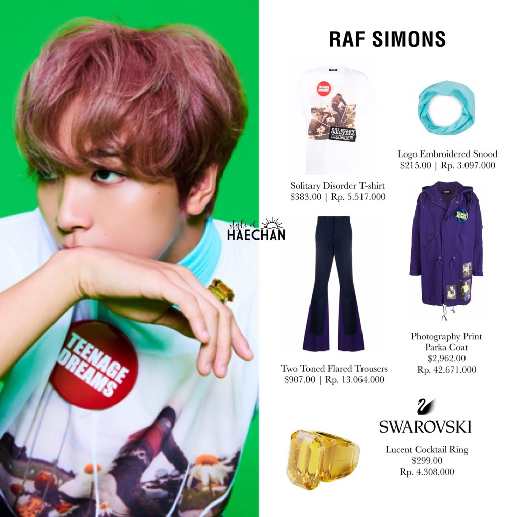 styleofhaechan's tweet photo. #HAECHAN

NCT 127 The 3rd Album ‘Sticker’
NCT 127 : Sticky Mood Sampler

#NCT127 #Sticker
#NCT127_Sticker

#HAECHAN ‘s in Raf Simons &amp; Swarovski
•
#haechan #leehaechan #donghyuck #leedonghyuck #이해찬 #해찬 #엔시티 #nct #nct127 #nctdream #haechanstyle #haechanfashion #nctstyle https://t.co/7DkSNISZuX