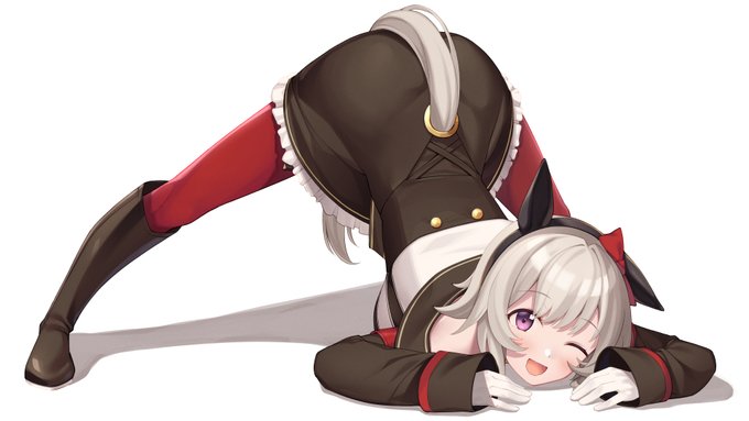 見て見てーウマッターで流行りのポーズ……あはっ、お兄ちゃん顔真っ赤ー♡ 