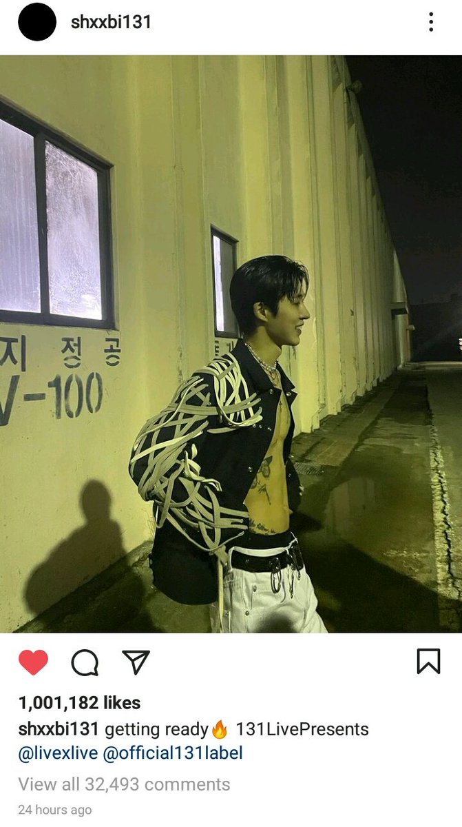 HanBInstagram_'s tweet photo. shxxbi131 Instagram Post 210826 has surpassed 1M Likes in 24 Hours with 32k comments so far 🔥

https://t.co/FXdtbbwUlA
🌟 @shxx131bi131 
#HANBIN #비아이 KIM HANBIN #HANBINSTAGRAM https://t.co/07LUt0Y0fA