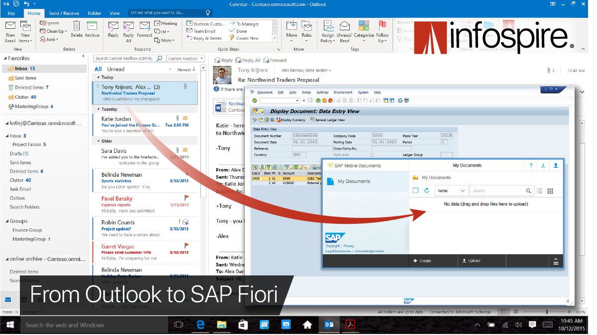 Want to drag #Outlook emails into #SAP transactions?  Swift enables drag and drop from Outlook to SAP.  Attachments too! 
2-min demo: buff.ly/33d46wO
15-min panel: buff.ly/32dmm8l
Learn more: buff.ly/2P8y6Sx