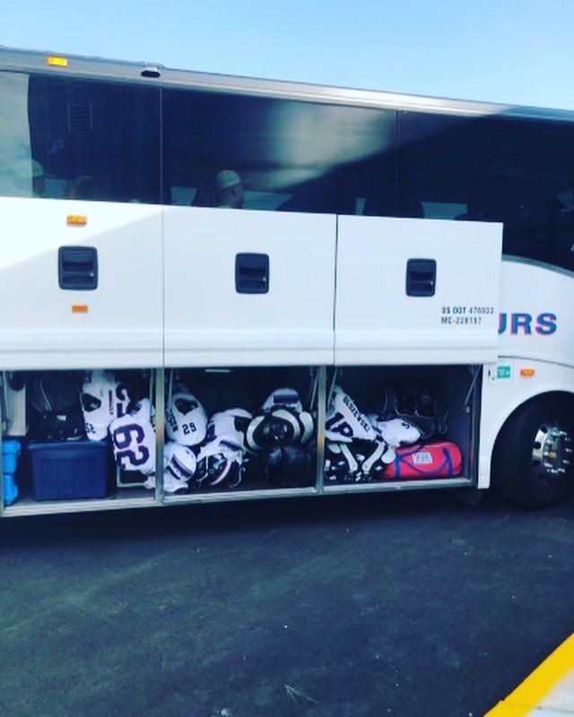 SHSTitansfball's tweet photo. Ready to roll 🏈 🚌 #Faith #Family #Toughness #GameDay https://t.co/73cEp4C9Sm