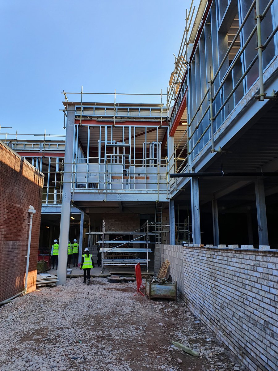 The new Salus Ward at Torbay Hospital is progressing well on site. The building will accommodate a new acute mental health service to address the shortage of inpatient beds across Devon. <a href="/DPT_NHS/">Devon Partnership NHS Trust</a> 
#graingearchitects #nhs #southwestarchitects