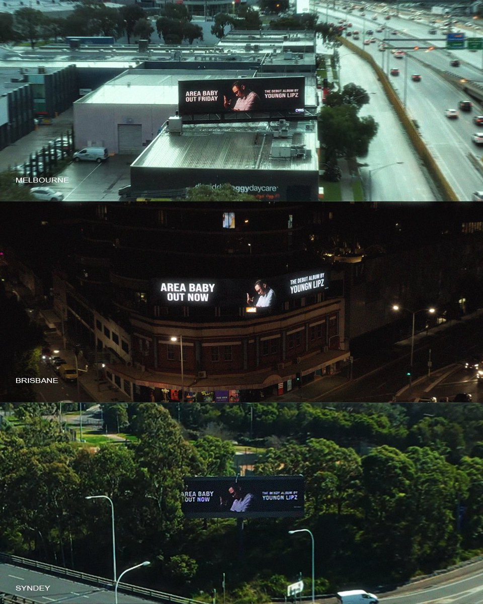 I did some billboards that were up over the country 🇦🇺🤘