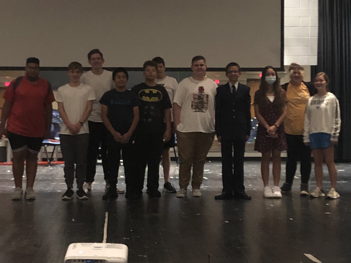 These freshmen were caught doing something good by their Freshman Academy teachers! Congratulations! #StartStrongHawkOn