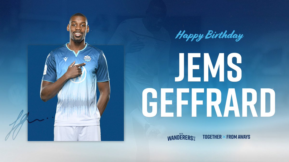 HFXWanderersFC's tweet photo. Happy Birthday Jems Geffrard 🎉

#TogetherWeWander https://t.co/nCcRDEPb9Y