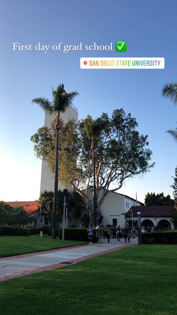 kamgnt's tweet photo. Yesterday was my first day of grad school π€© #RoadToMPH https://t.co/iT5wBJygJG